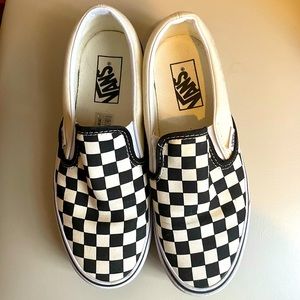 Vans Checkerboard Classic Slip-Ons